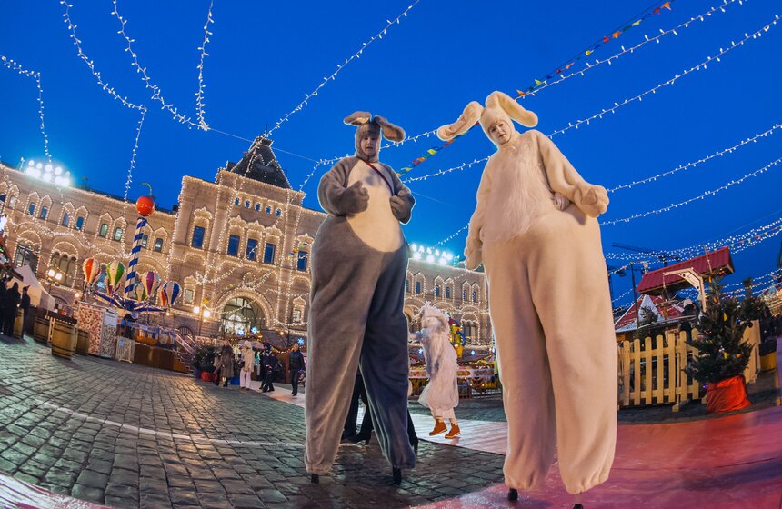 На Красной площади прошло шоу "ГУМ-Боскорад" 3 фото