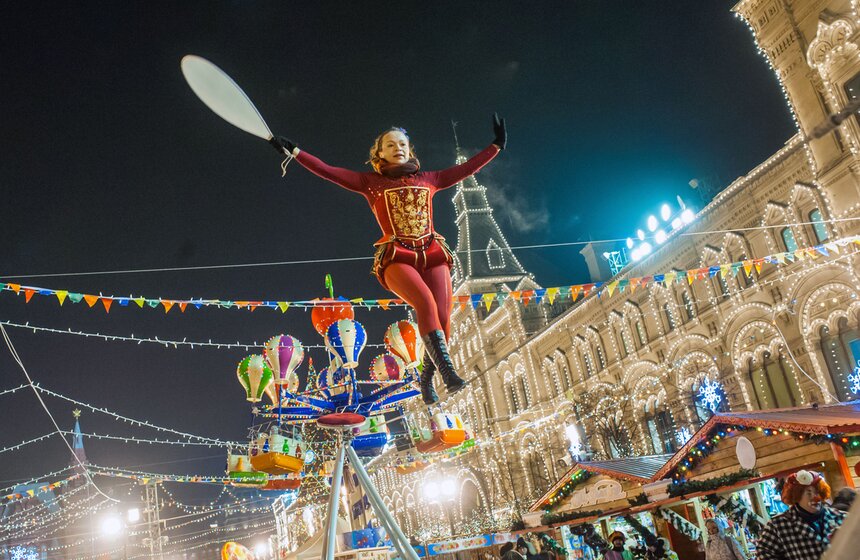 На Красной площади прошло шоу "ГУМ-Боскорад" 14 фото
