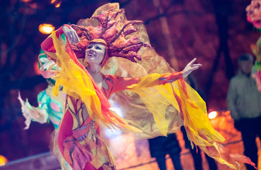 В саду "Эрмитаж" открылся самый романтичный каток 11 фото