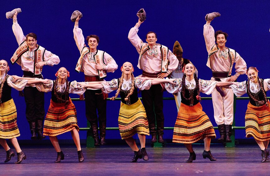 Ансамбль Игоря Моисеева отметил 90-летие творчества основателя 12 фото