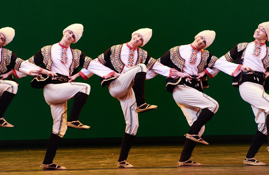 Ансамбль Игоря Моисеева отметил 90-летие творчества основателя 17 фото