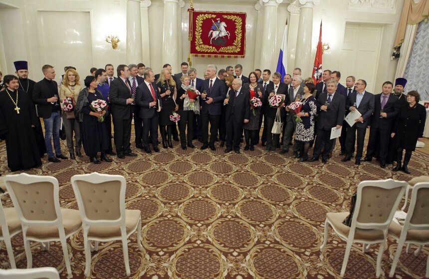 Сергей Собянин вручил премию "Московская реставрация" 23 фото