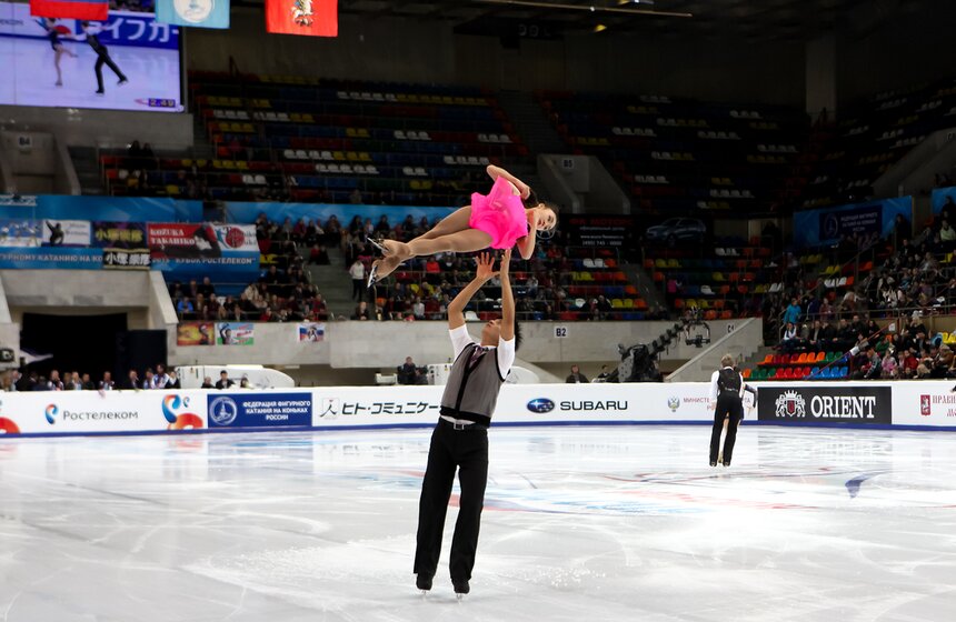 В Москве стартовал четвертый этап Гран-при по фигурному катанию 18 фото
