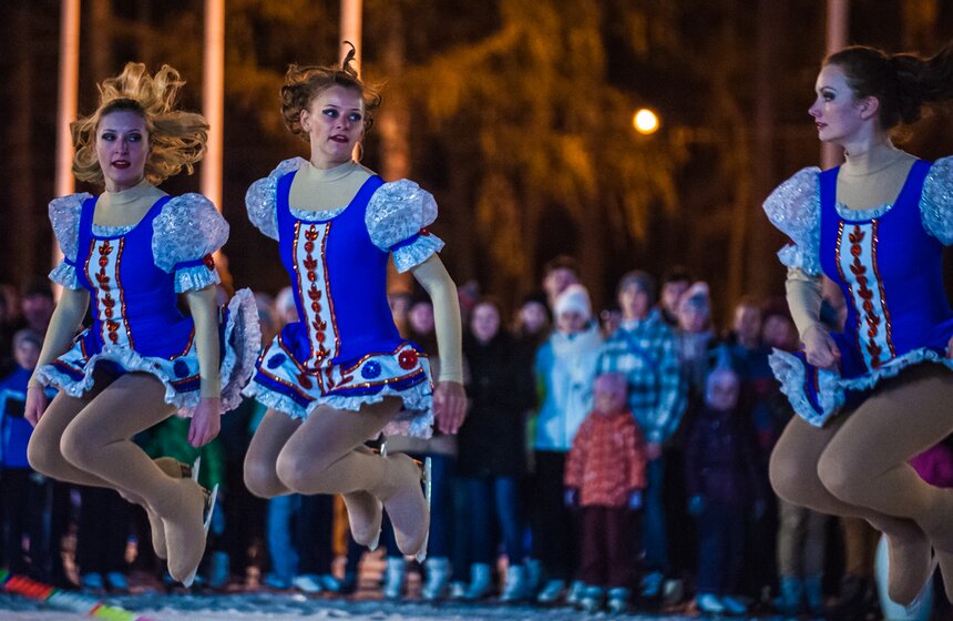 В Сокольниках открылся каток "Лед" 20 фото