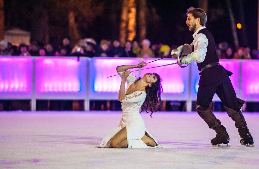 В Сокольниках открылся каток "Лед" 5 фото