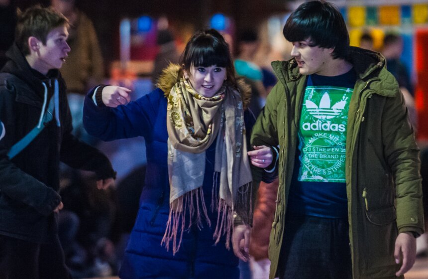 В Сокольниках открылся каток "Лед" 9 фото