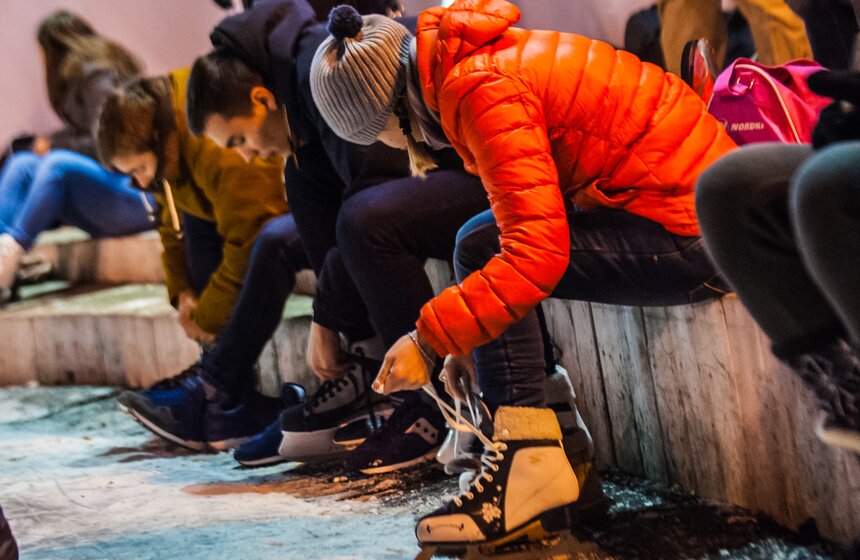 В Сокольниках открылся каток "Лед" 12 фото