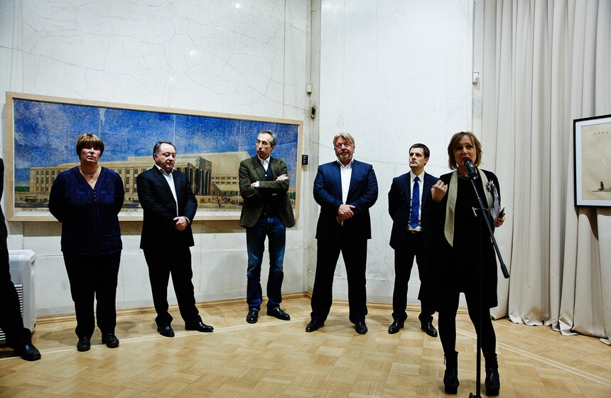 В столице открывается выставка "Кузница большой архитектуры" 17 фото