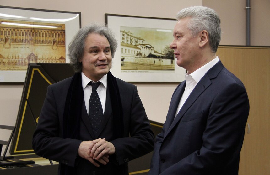 Сергей Собянин посетил здание Школы имени Гнесиных на Знаменке 8 фото