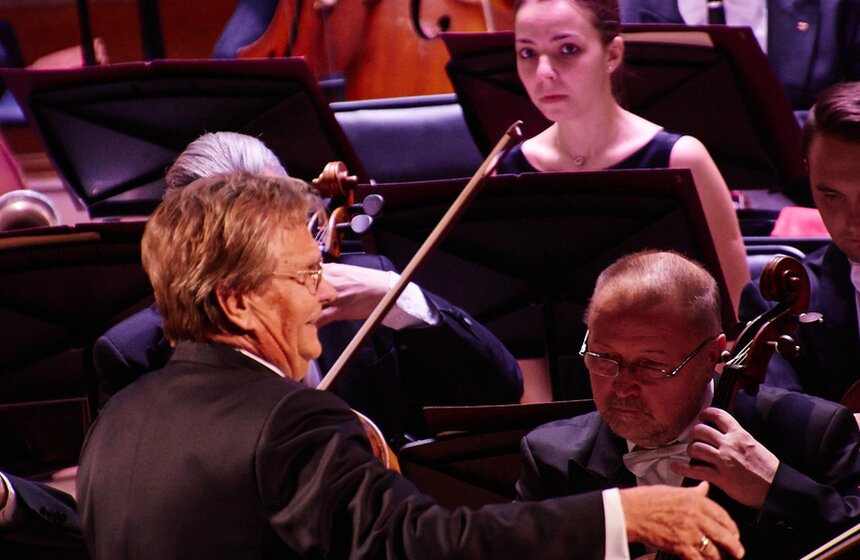 Большой симфонический оркестр дал концерт в "Ночь музыки" 18 фото