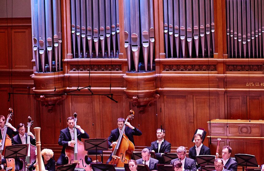 Большой симфонический оркестр дал концерт в "Ночь музыки" 21 фото