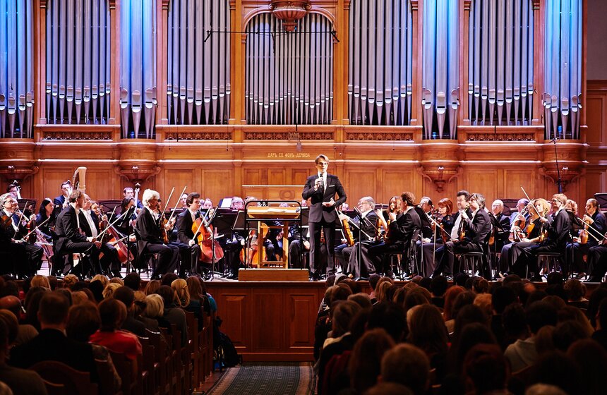 Большой симфонический оркестр дал концерт в "Ночь музыки" 11 фото