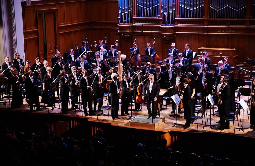 Большой симфонический оркестр дал концерт в "Ночь музыки" 13 фото