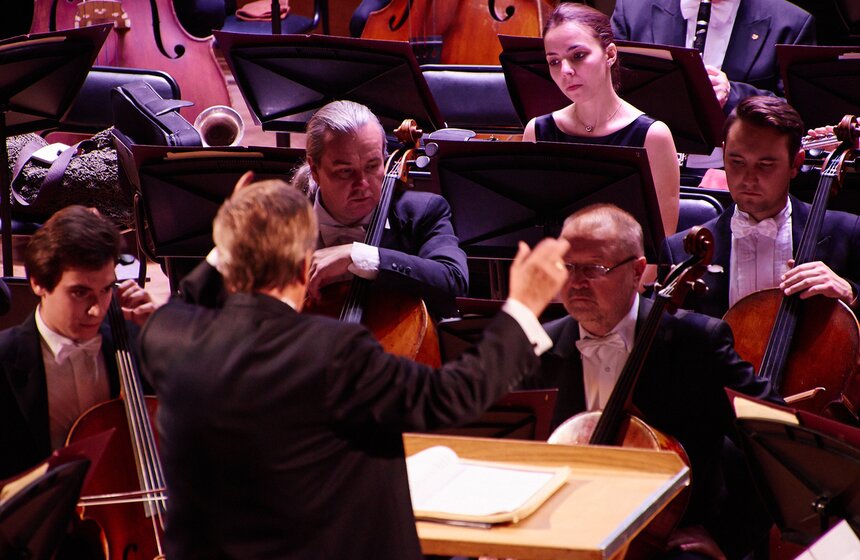 Большой симфонический оркестр дал концерт в "Ночь музыки" 15 фото