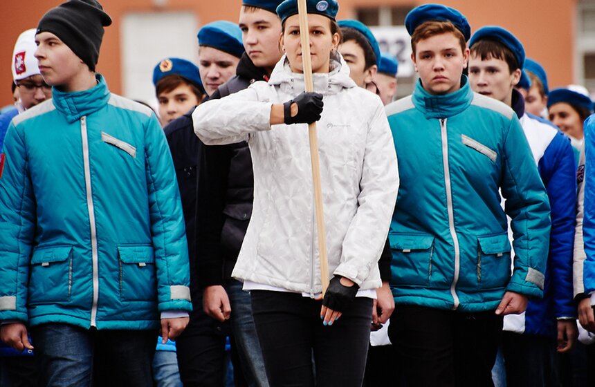 В Лефортове прошла репетиция шествия в честь парада 1941 года 13 фото