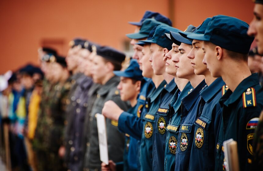 В Лефортове прошла репетиция шествия в честь парада 1941 года 9 фото