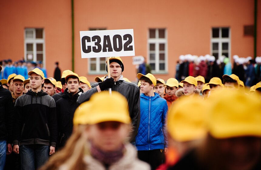 В Лефортове прошла репетиция шествия в честь парада 1941 года 12 фото
