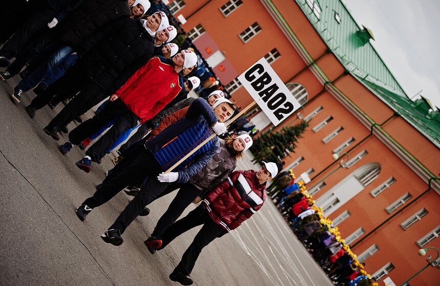 В Лефортове прошла репетиция шествия в честь парада 1941 года 15 фото