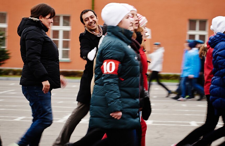 В Лефортове прошла репетиция шествия в честь парада 1941 года 18 фото