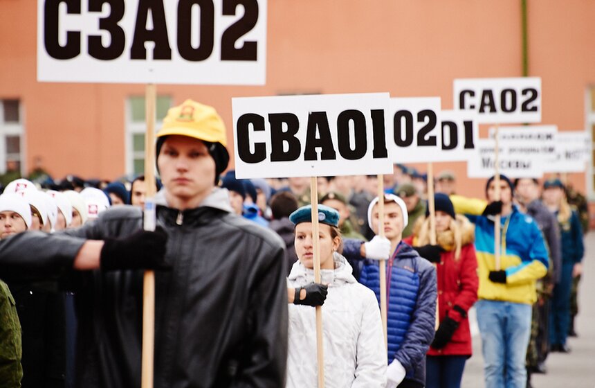 В Лефортове прошла репетиция шествия в честь парада 1941 года 21 фото