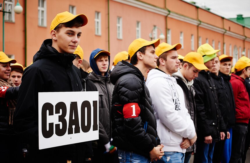 В Лефортове прошла репетиция шествия в честь парада 1941 года 3 фото