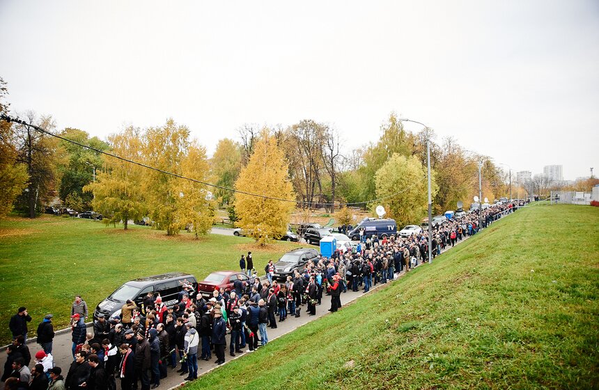 Москва простилась с легендарным футболистом Федором Черенковым 20 фото