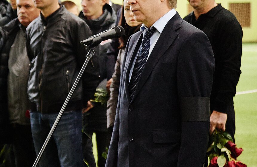 Москва простилась с легендарным футболистом Федором Черенковым 13 фото