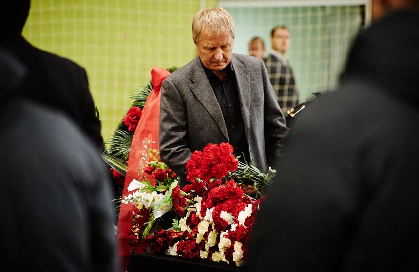 Москва простилась с легендарным футболистом Федором Черенковым 15 фото