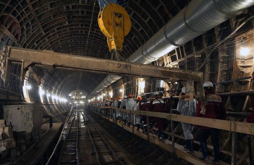 Строительство метро. Фото: m24.ru