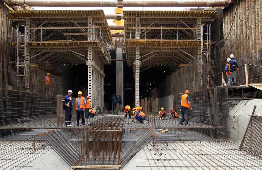 Строительство участка "Парк Победы" - "Раменки" Калининско-Солнцевской линии метрополитена. Фото: m24.ru