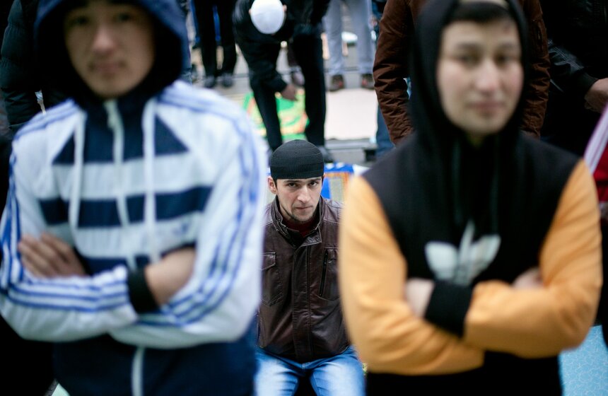 У Соборной мечети прошла молитва в честь праздника Курбан-байрам 9 фото