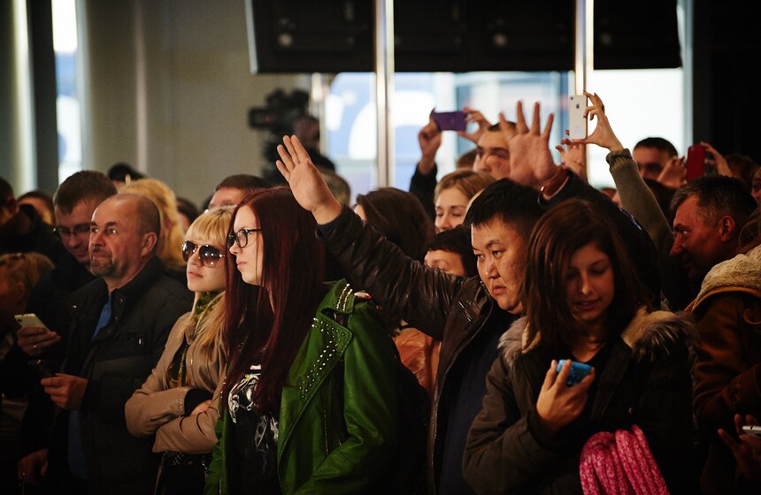 В Шереметьево прошла съемка программы "Живой звук" с "Би-2" 12 фото