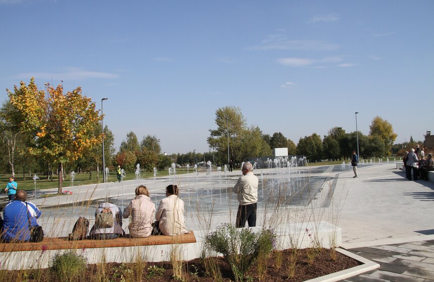 Работы по благоустройству парка "Садовники" завершены 6 фото