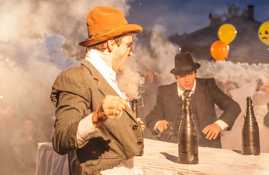 Фестиваль уличных театров "Золотая карусель" прошел в Коломне 19 фото