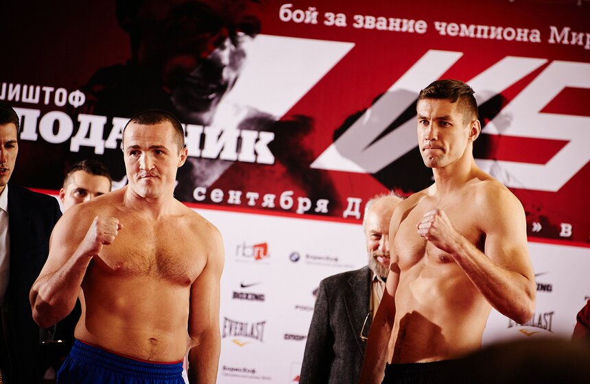 Дрозд и Лебедев прошли процедуру взвешивания перед поединками 14 фото