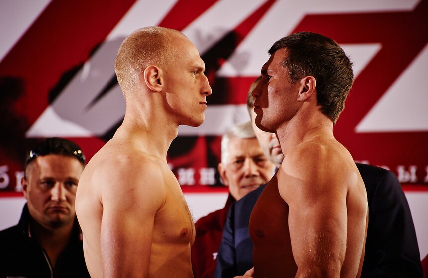 Дрозд и Лебедев прошли процедуру взвешивания перед поединками 26 фото