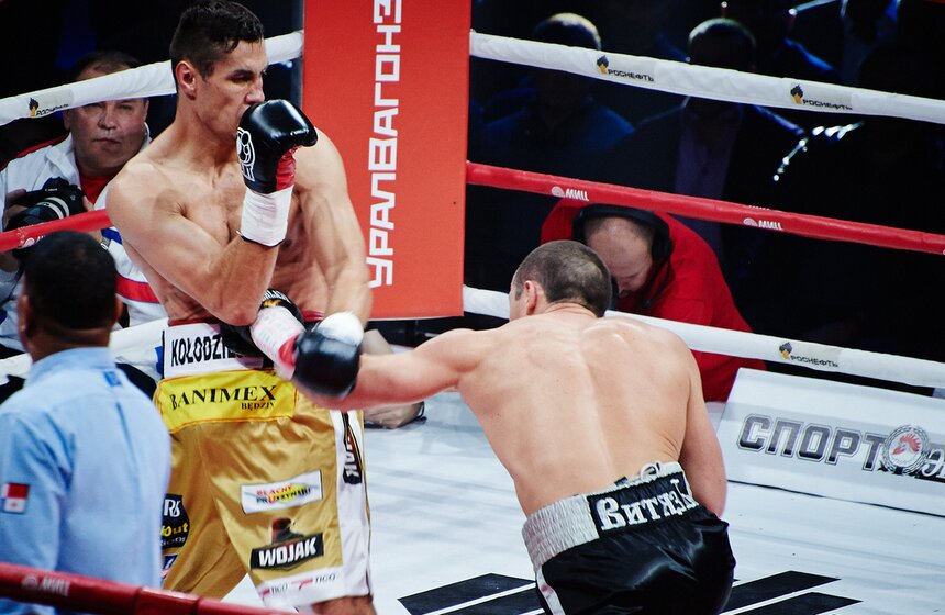 В Москве прошли поединки Дрозд-Влодарчик и Лебедев-Колодзей 8 фото