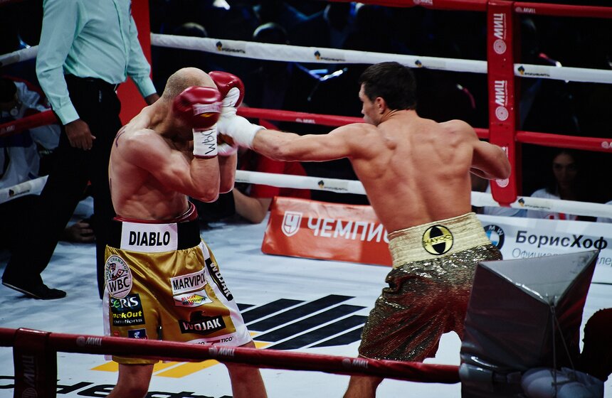 В Москве прошли поединки Дрозд-Влодарчик и Лебедев-Колодзей 11 фото