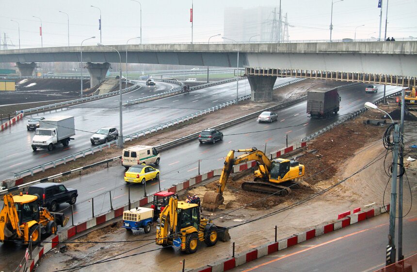 Открылась эстакада на развязке Мичуринского проспекта и МКАД 4 фото