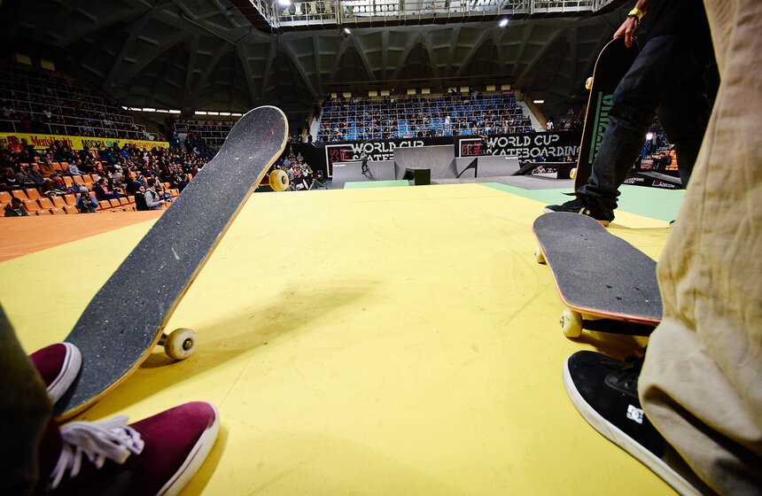 В Москве прошел Кубок мира по скейтбордингу 26 фото