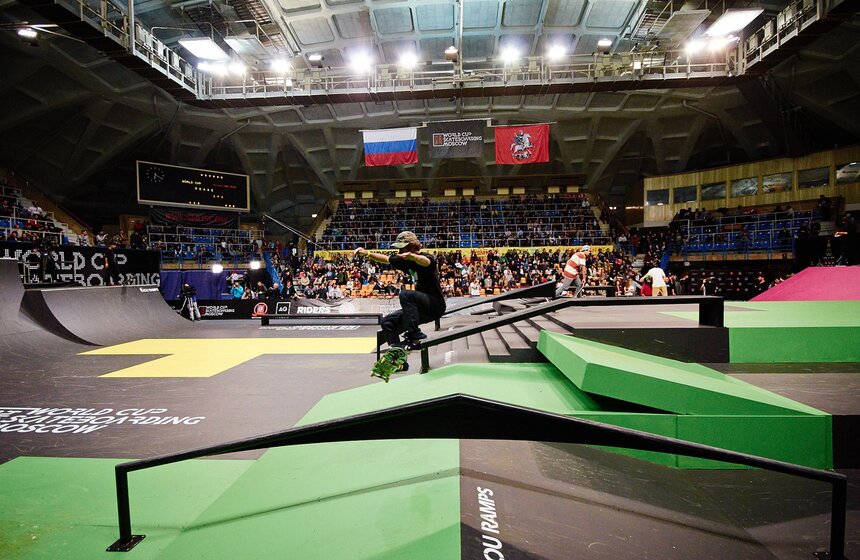 В Москве прошел Кубок мира по скейтбордингу 28 фото