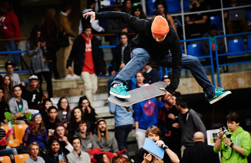В Москве прошел Кубок мира по скейтбордингу 10 фото