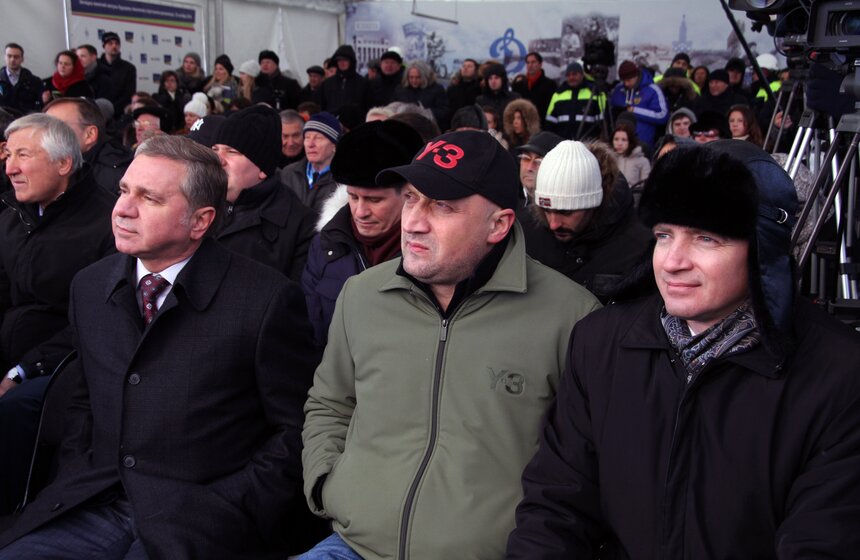 В стену стадиона "Динамо" заложили памятную капсулу 11 фото