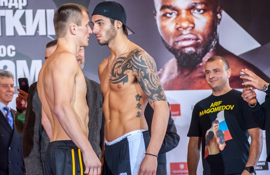 Перед боем Поветкин - Такама прошла процедура взвешивания 7 фото