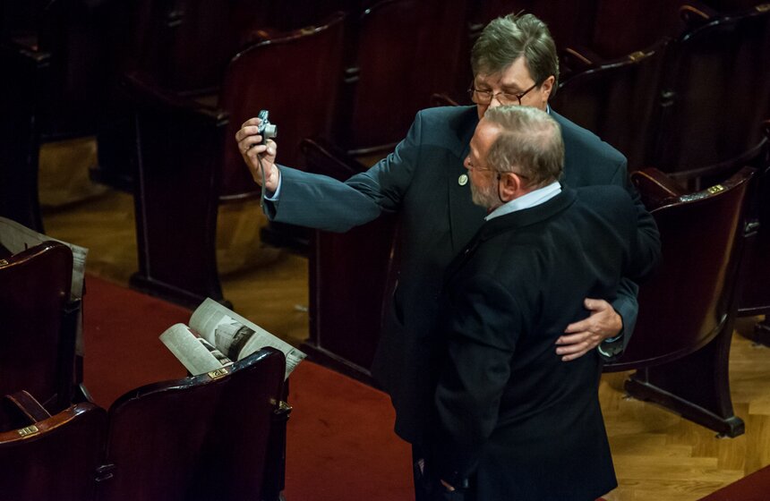 В Театре имени Вахтангова отпраздновали юбилей "Щуки" 16 фото