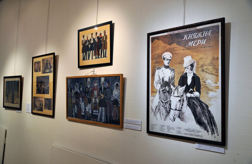 В галерее "Нагорная" открылась выставка к 200-летию Лермонтова 4 фото
