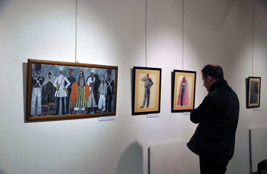 В галерее "Нагорная" открылась выставка к 200-летию Лермонтова 8 фото