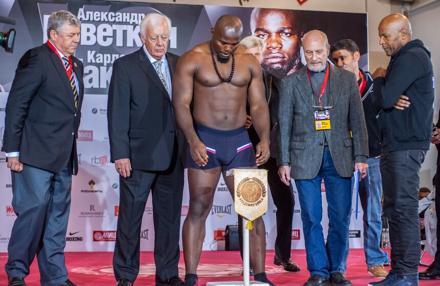 Перед боем Поветкин - Такама прошла процедура взвешивания 26 фото