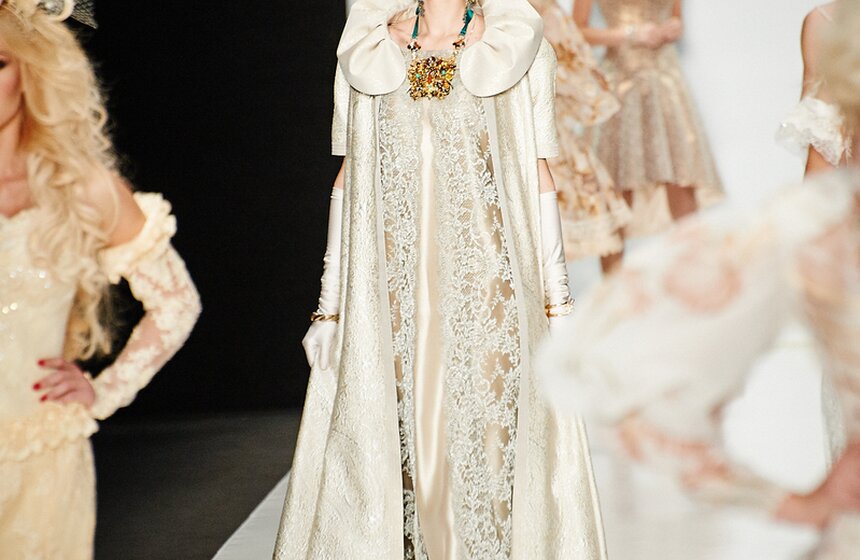 Показ Вячеслава Зайцева открыл Mercedes-Benz Fashion Week Russia 32 фото