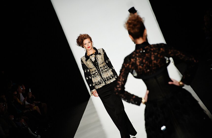 Показ Вячеслава Зайцева открыл Mercedes-Benz Fashion Week Russia 28 фото